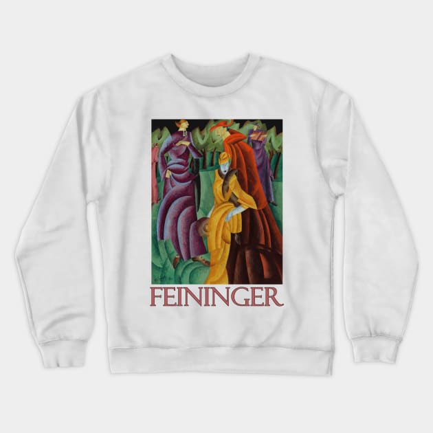 Jesuits III by Lyonel Feininger Crewneck Sweatshirt by Naves